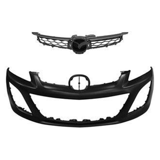 Replace® - 2-Piece (Front Bumper Cover, Grille)