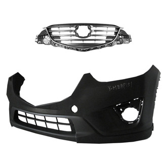 Replace® - 2-Piece (Front Bumper Cover, Grille)