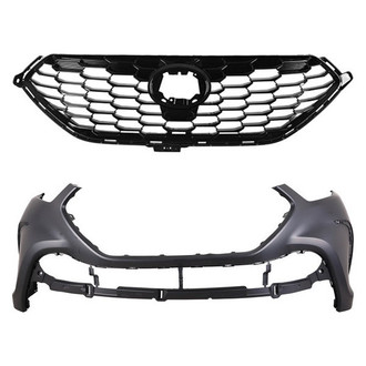 Replace® - 2-Piece (Front Bumper Cover, Grille) (Standard Line)