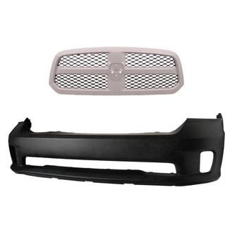 Replace® - 2-Piece (Front Bumper Cover, Grille) (Platinum Plus)