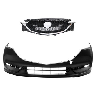 Replace® - 2-Piece (Front Bumper Cover, Grille) (Standard Line)