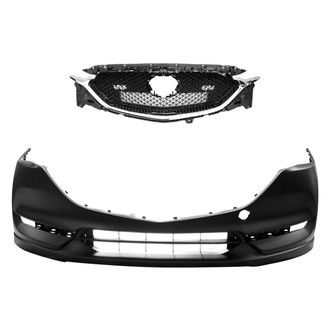 Replace® - 2-Piece (Front Bumper Cover, Grille) (Standard Line)