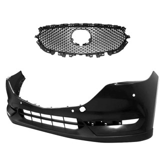 Replace® - 2-Piece (Front Bumper Cover, Grille) (Standard Line)