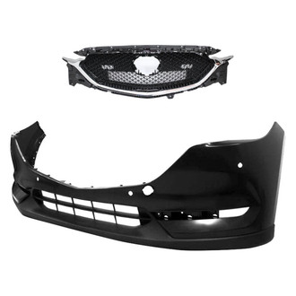 Replace® - 2-Piece (Front Bumper Cover, Grille) (Standard Line)