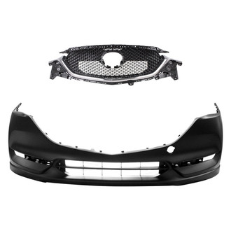 Replace® - 2-Piece (Front Bumper Cover, Grille) (Standard Line)