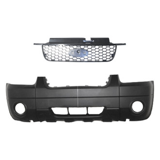 Replace® - 2-Piece (Front Bumper Cover, Grille) (Platinum Plus)