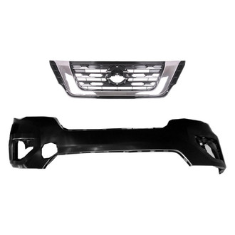 Replace® - 2-Piece (Front Bumper Cover, Grille) (Platinum Plus)
