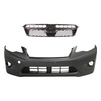Replace® - 2-Piece (Front Bumper Cover, Grille) (Platinum Plus)