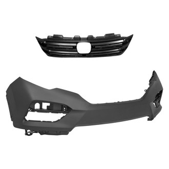 Replace® - 2-Piece (Front Bumper Cover, Grille) (Standard Line)