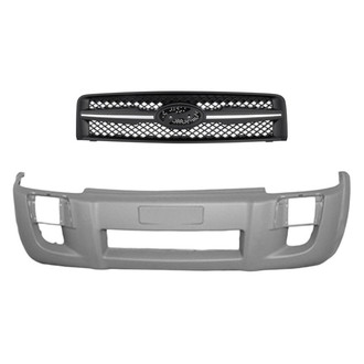 Replace® - 2-Piece (Front Bumper Cover, Grille) (Standard Line)