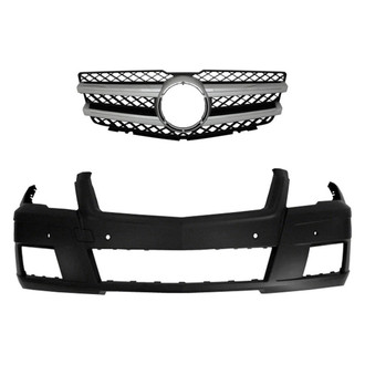 Replace® - 2-Piece (Front Bumper Cover, Grille) (Standard Line)