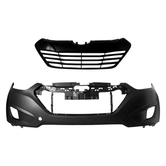 Replace® - 2-Piece (Front Bumper Cover, Grille) (Standard Line)