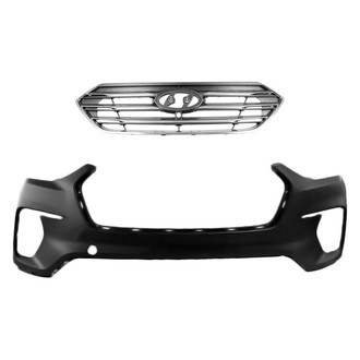 Replace® - 2-Piece (Front Bumper Cover, Grille) (Standard Line)