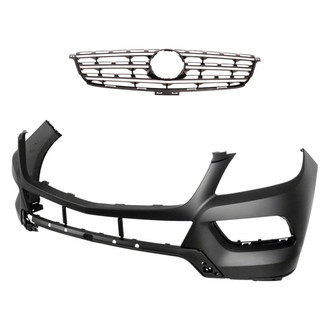 Replace® - 2-Piece (Front Bumper Cover, Grille) (Standard Line)