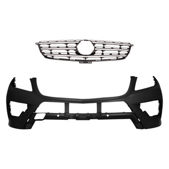 Replace® - 2-Piece (Front Bumper Cover, Grille) (Standard Line)