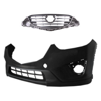 Replace® - 2-Piece (Front Bumper Cover, Grille) (Platinum Plus)
