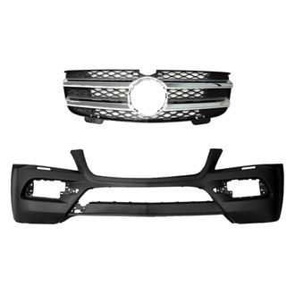 Replace® - 2-Piece (Front Bumper Cover, Grille) (Standard Line)