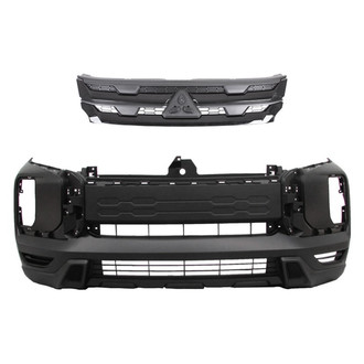 Replace® - 2-Piece (Front Bumper Cover, Grille)