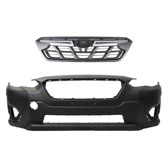 Replace® - 2-Piece (Front Bumper Cover, Grille) (CAPA Certified)