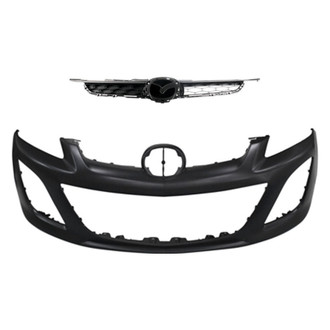 Replace® - 2-Piece (Front Bumper Cover, Grille) (Brand New OE)