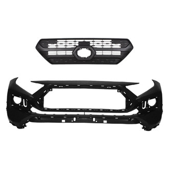 Replace® - 2-Piece (Front Bumper Cover, Grille) (CAPA Certified)