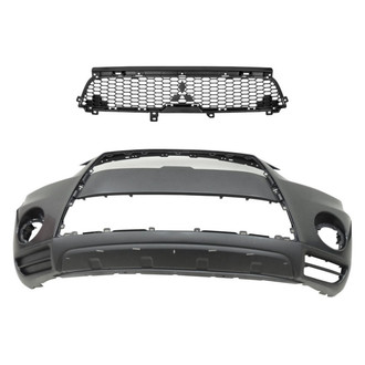 Replace® - 2-Piece (Front Bumper Cover, Grille) (Standard Line)