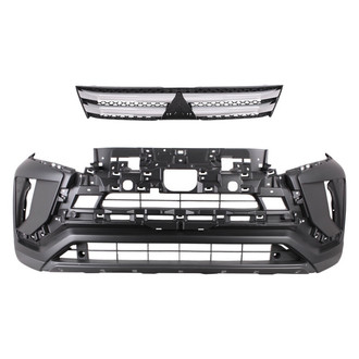 Replace® - 2-Piece (Front Bumper Cover, Grille) (Standard Line)