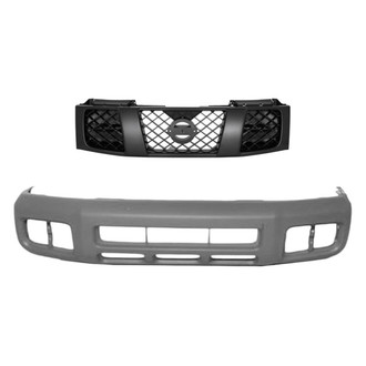 Replace® - 2-Piece (Front Bumper Cover, Grille) (Standard Line)