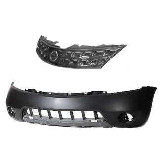 Replace® - 2-Piece (Front Bumper Cover, Grille) (Standard Line)