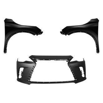 Replace® - 3-Piece (Front Bumper Cover, Driver and Passenger Side Fender) (Standard Line)
