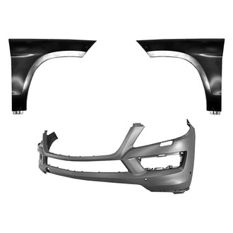 Replace® - 3-Piece (Front Bumper Cover, Driver and Passenger Side Fender)