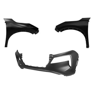 Replace® - 3-Piece (Front Bumper Cover, Driver and Passenger Side Fender) (Standard Line)