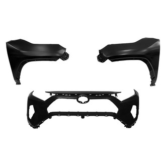 Replace® - 3-Piece (Front Bumper Cover, Driver and Passenger Side Fender) (Standard Line)