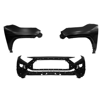 Replace® - 3-Piece (Front Bumper Cover, Driver and Passenger Side Fender) (Standard Line)