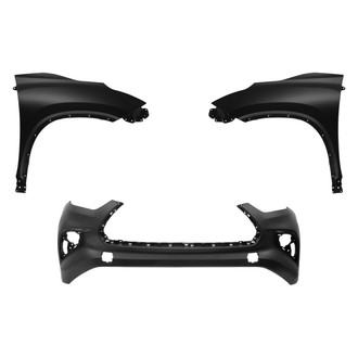 Replace® - 3-Piece (Front Bumper Cover, Driver and Passenger Side Fender) (Standard Line)