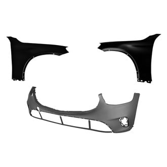 Replace® - 3-Piece (Front Bumper Cover, Driver and Passenger Side Fender) (Standard Line)