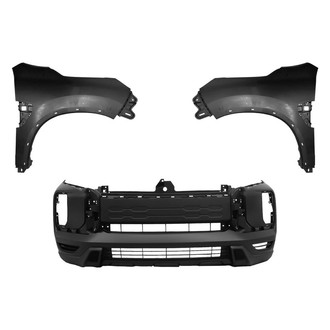 Replace® BNDL-242759 - 3-Piece (Front Bumper Cover, Driver and Passenger Side Fender) (Standard Line)