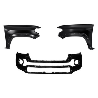 Replace® - 3-Piece (Front Bumper Cover, Driver and Passenger Side Fender) (Standard Line)