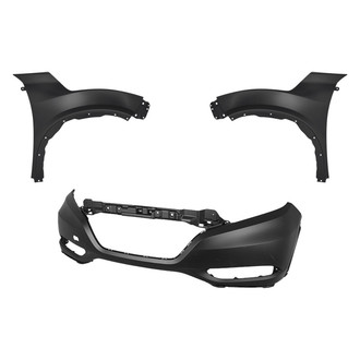 Replace® - 3-Piece (Front Bumper Cover, Driver and Passenger Side Fender)