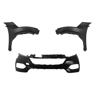 Replace® - 3-Piece (Front Bumper Cover, Driver and Passenger Side Fender) (Standard Line)