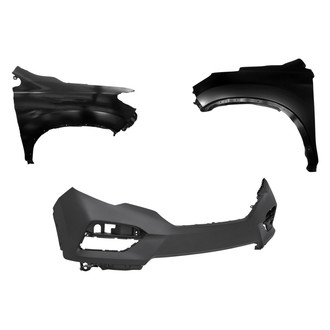 Replace® - 3-Piece (Front Bumper Cover, Driver and Passenger Side Fender) (Standard Line)
