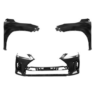 Replace® - 3-Piece (Front Bumper Cover, Driver and Passenger Side Fender) (Standard Line)