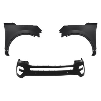 Replace® - 3-Piece (Front Bumper Cover, Driver and Passenger Side Fender) (Standard Line)