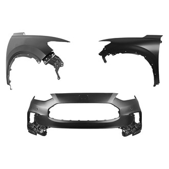 Replace® - 3-Piece (Front Bumper Cover, Driver and Passenger Side Fender) (Standard Line)