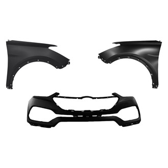 Replace® - 3-Piece (Front Bumper Cover, Driver and Passenger Side Fender) (Standard Line)