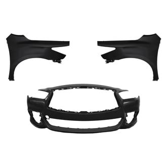 Replace® - 3-Piece (Front Bumper Cover, Driver and Passenger Side Fender) (Standard Line)