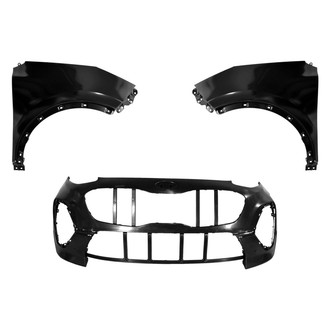 Replace® - 3-Piece (Front Bumper Cover, Driver and Passenger Side Fender) (Standard Line)