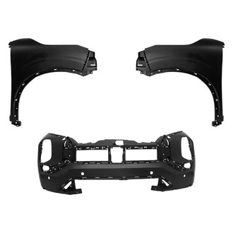 Replace® - 3-Piece (Front Bumper Cover, Driver and Passenger Side Fender) (Standard Line)