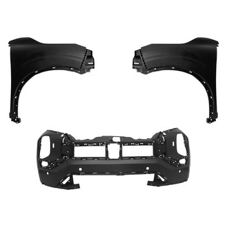 Replace® - 3-Piece (Front Bumper Cover, Driver and Passenger Side Fender) (Standard Line)