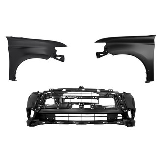 Replace® - 3-Piece (Front Bumper Cover, Driver and Passenger Side Fender)